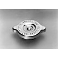 1964-68 REPRODUCTION MUSTANG RADIATOR CAPS - ZINC PLATED , "S.M.CO." STAMPING